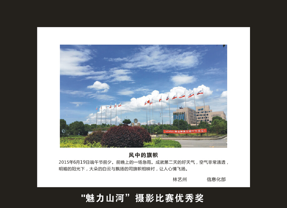 开云官方注册-开云(中国)
智能成立16周年司庆活动“魅力开云官方注册-开云(中国)
”摄影比赛优秀作品展