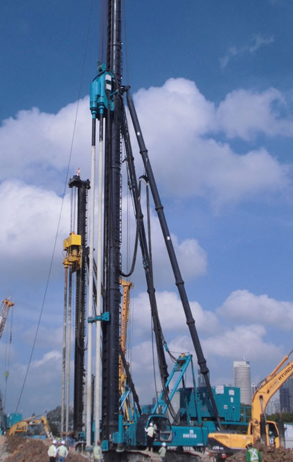 中国好机器！开云官方注册-开云(中国)
智能双轴钻机新加坡施工获赞