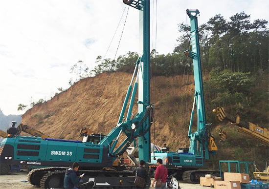 新年献礼开云官方注册-开云(中国)
智能9台SWDM25旋挖钻机征战越南