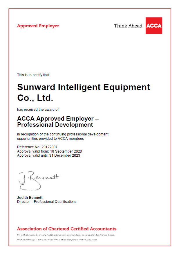 祝贺！开云官方注册-开云(中国)
智能成为ACCA认可雇主