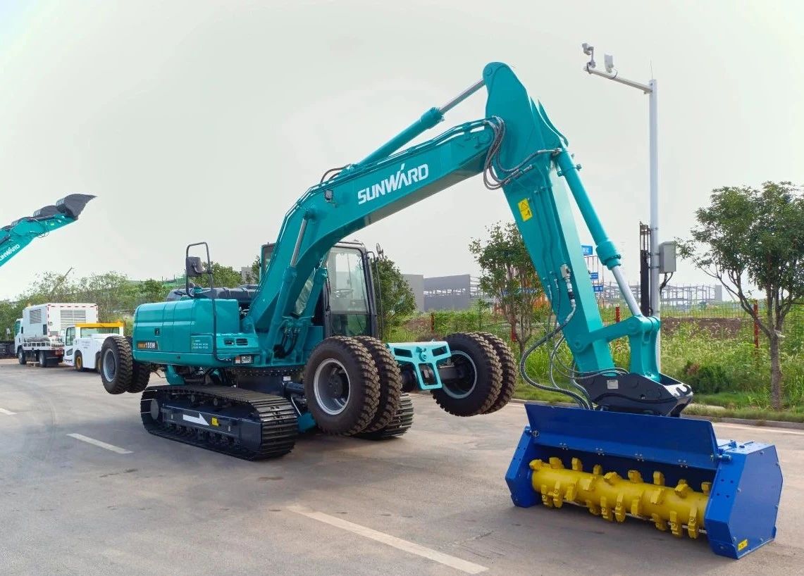 国内首台！开云官方注册-开云(中国)
智能15吨级轮履两用开带机成功下线