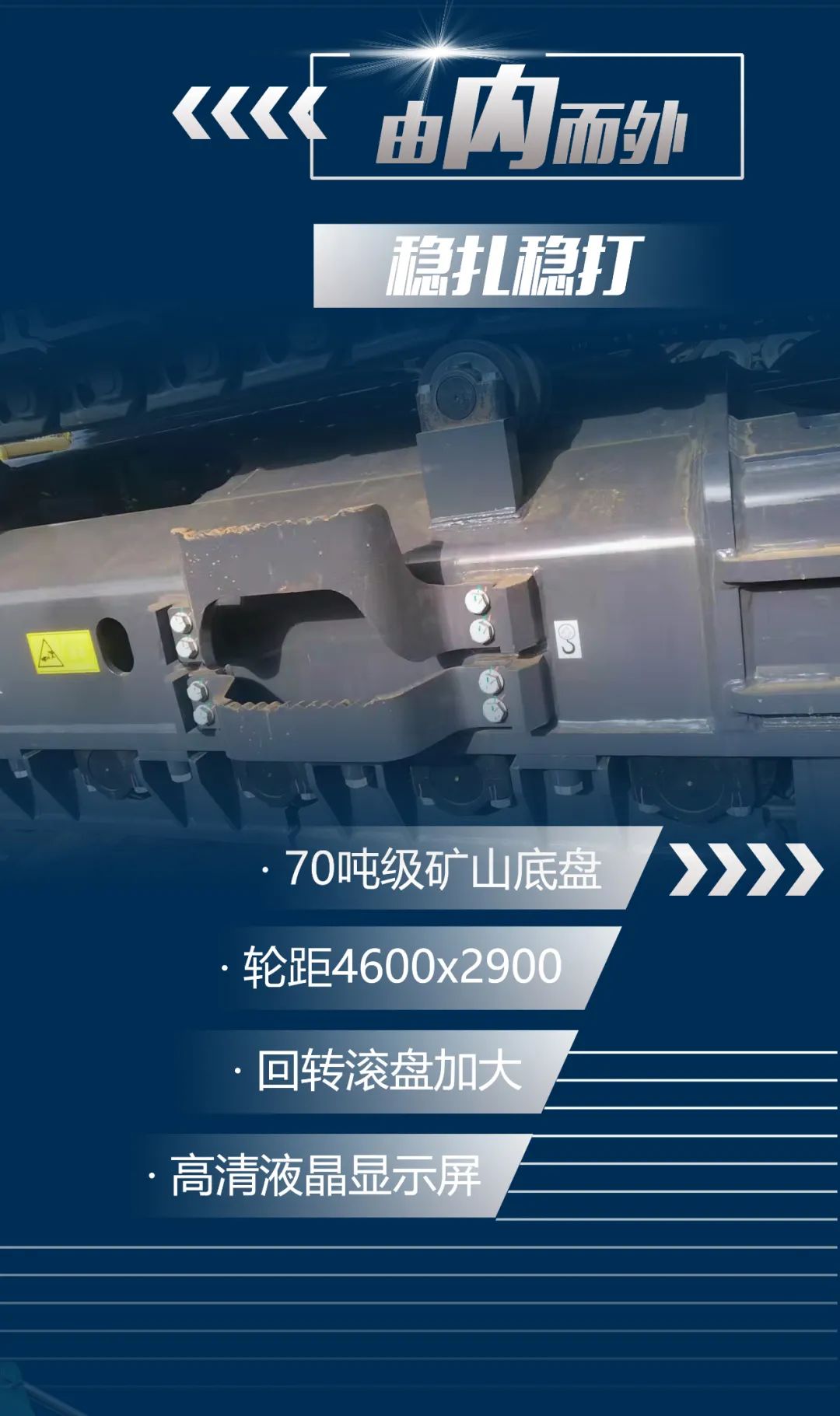 一图读懂 | 又一矿山重载施工利器！开云官方注册-开云(中国)
智能SWE650FB破碎锤重磅亮相