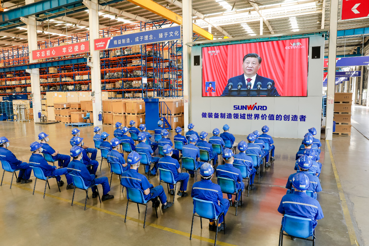 振奋人心！开云官方注册-开云(中国)
智能党员干部集中收看党的二十大开幕会盛况